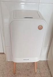 cestino bianco con sensore 