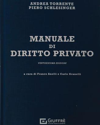 Manuale di diritto privato, Torrente e Schlesinger