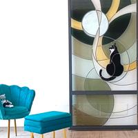 vetrate artistiche porta finestra muro divisorio 