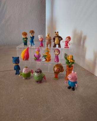 Lotto sorpresine kinder disney pixar barbapapà