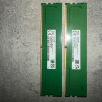 DUE BANCHI DI RAM DA 16 GB ddr5