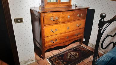 Comò 3 cassetti in noce