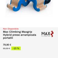 Prese allenamento arrampicata Max Grip Hybrid