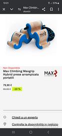 Prese allenamento arrampicata Max Grip Hybrid