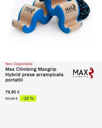 Prese allenamento arrampicata Max Grip Hybrid