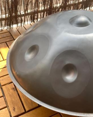 Handpan 9 note in Re Minore – Suono caldo e profon