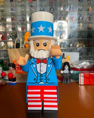 Brick Lego 20cm Zio Sam