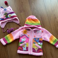 Set bimba maglione + cappello