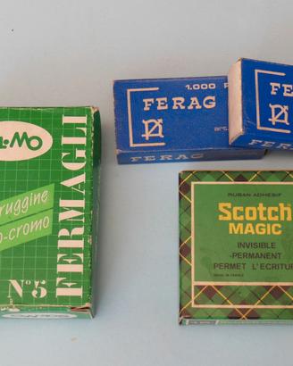 Scotch Magic 810 3M + Punti metallici 24/6 mm + Fe