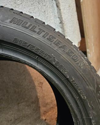 4 gomme 4 stagioni 215/ 55/ r17