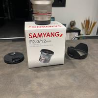 Obiettivo Samyang f2 0/12mm x Fujifilm
