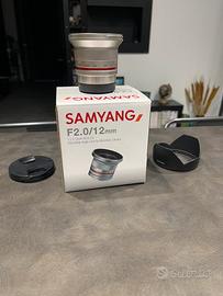Obiettivo Samyang f2 0/12mm x Fujifilm