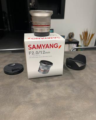 Obiettivo Samyang f2 0/12mm x Fujifilm