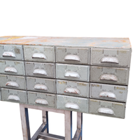 Cassettiera industriale vintage anni 60/70 design