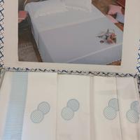 parure letto singolo con copriletto 