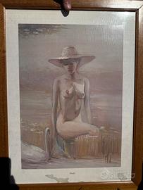 Quadro nudo donna