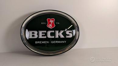 INSEGNA BECKS 83X15