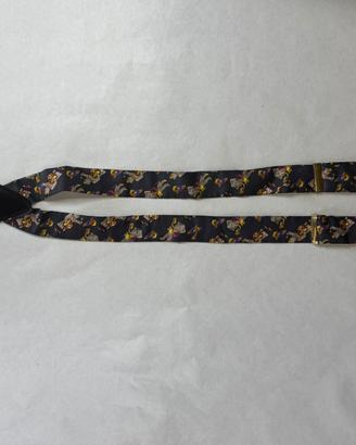 Bretelle Uomo In Pelle PU Vintage – Y-Back Larghezza 2,5 Cm, 4 Clip, Regolabili (Lunghezza 95 Cm / 42") - 3