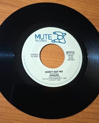 Vinile Erasure - Heavenly Action / Don't Say No