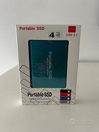 SSD PORTATILE DA 4 TB