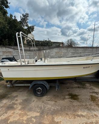 Barca open Nereide II con carrello