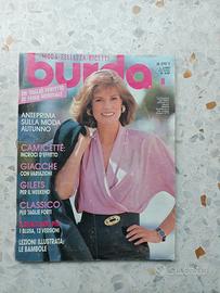 Rivista BURDA Agosto 1990 completa di inserti