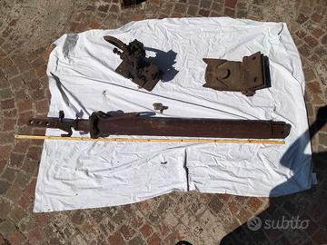 Pistone ad aria per sollevamento aratro 