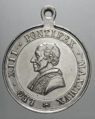 Medaglia Leone XIII Benemerenti Argento Maximvx