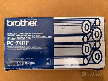 4 Rotoli di Ricarica Brother PC-74RF: Non Restare