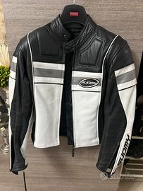 Giacca in pelle da moto