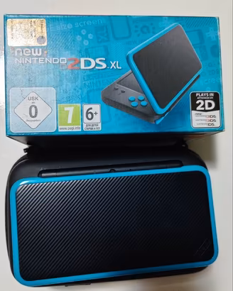 Nintendo N2DS XL Boxxata, Caricatore, Cover + SKY+