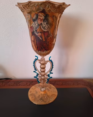 Calice d'Arte Murano F2 - Oro Zecchino 24K