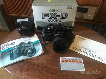 Yashica FX-D Quartz + Obiettivo ML 42-75mm