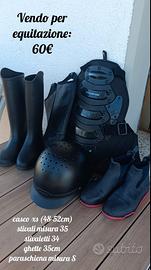 kit per equitazione 