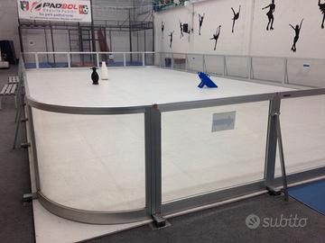 pista di pattinaggio su ghiaccio sintetico