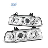 FARI BMW E36 90-99 ANGEL EYES FONDO CROMATO