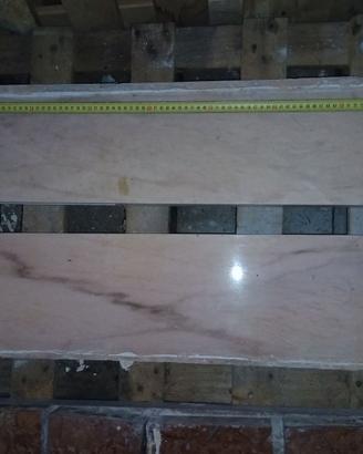 Marmo rosa 80 x 20 - Due pezzi
