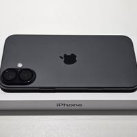 Iphone 16 plus nero con custodia apple
