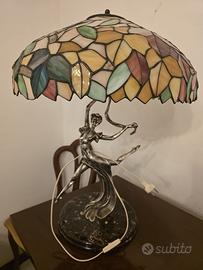 Lampada da tavolo Tiffany-style con base Liberty i