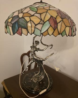 Lampada da tavolo Tiffany-style con base Liberty i