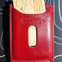 Portafoglio in Pelle Rossa