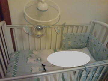 Lettino Pali Ciak + set biancheria