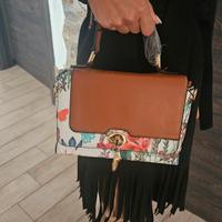 borsa nuova a fiori elegante con tracolla