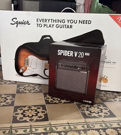 Chitarra Elettrica Fender + 2 amplificatori