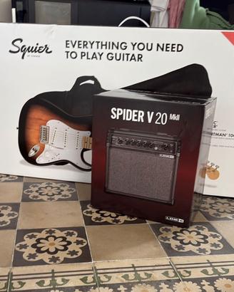 Chitarra Elettrica Fender + 2 amplificatori