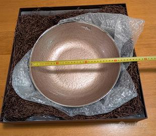 Centrotavola Dogale in argento e vetro di Murano