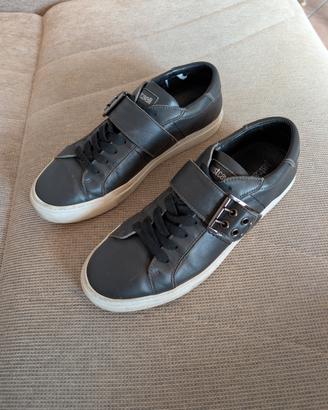 Sneakers Just Cavalli uomo nere in pelle taglia 43