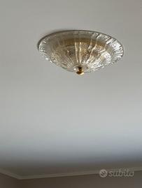 Plafoniera da soffitto vetro