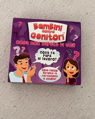 Gioco da tavola bambini contro genitori