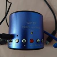 MINI CASSA SPEAKER WS-138-RC-USB-SD-MP3-Radio FM